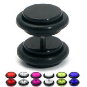 Earrings - Fake ear plugs 4 or 6mm