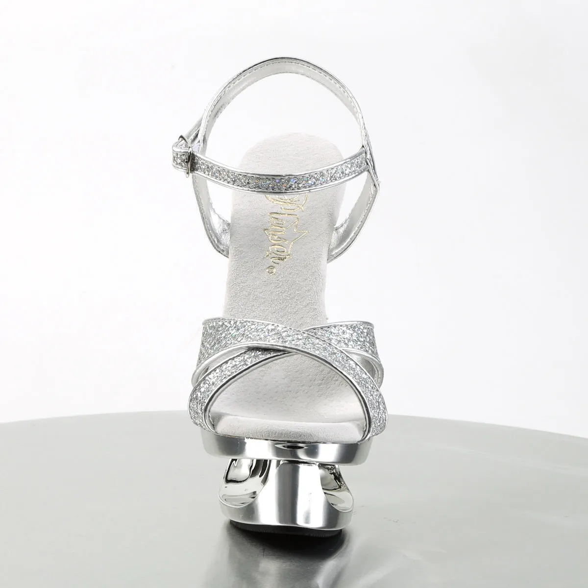 ECLIPSE-619G Pleaser Silver Sexy Platform Shoes (Pole Dancing Heels)