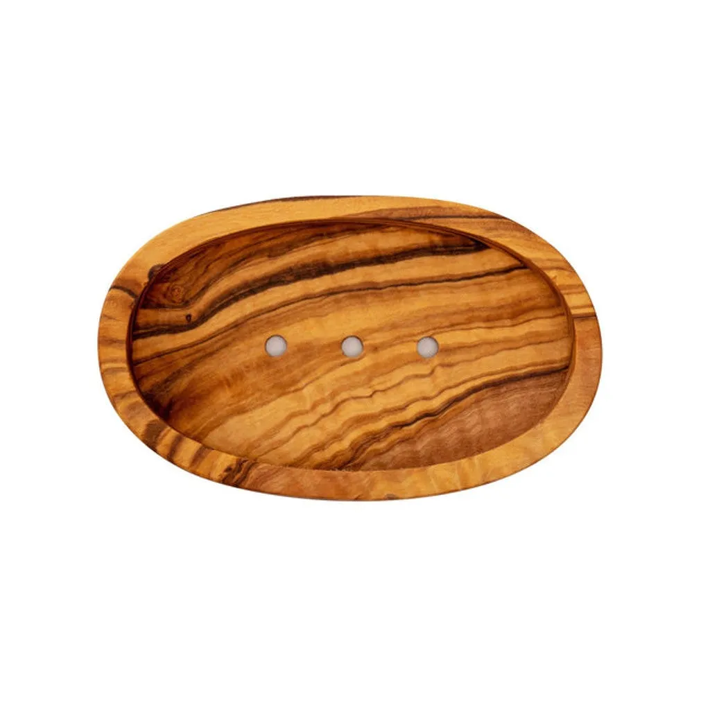 Eco Bath Olive Wood Oval Soap Dish