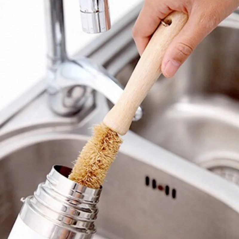 Eco-Friendly Bamboo Cleaning Brush Set
