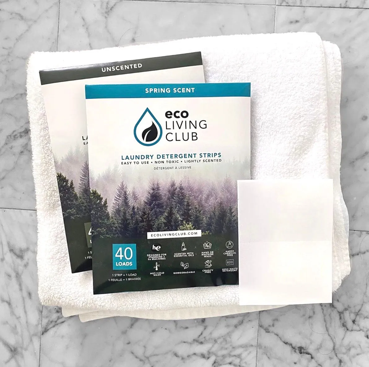 Eco Laundry Detergent Strips - Scented & Certified Hypoallergenic