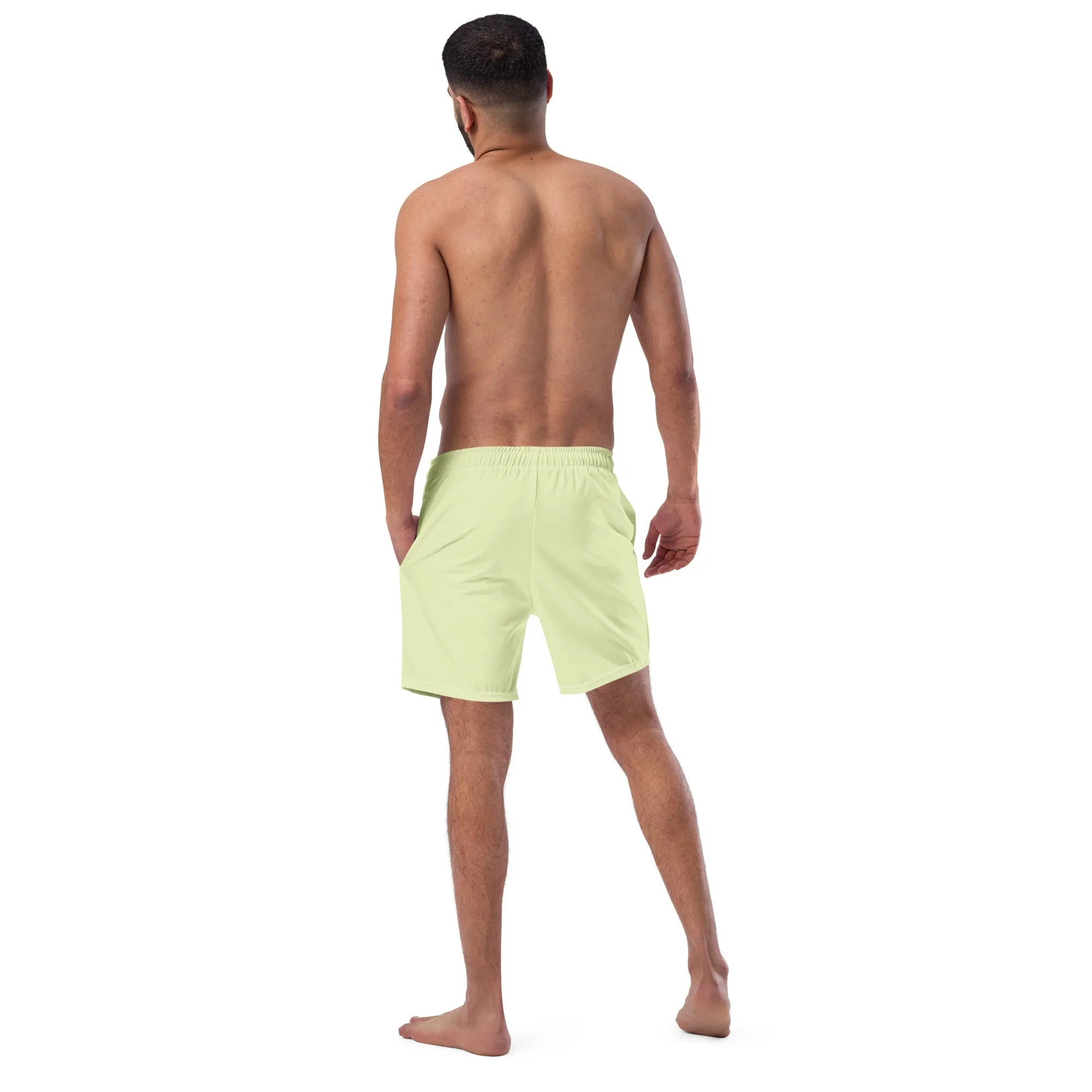 ECO MEN'S SWIM SHORTS | PASTEL LIME