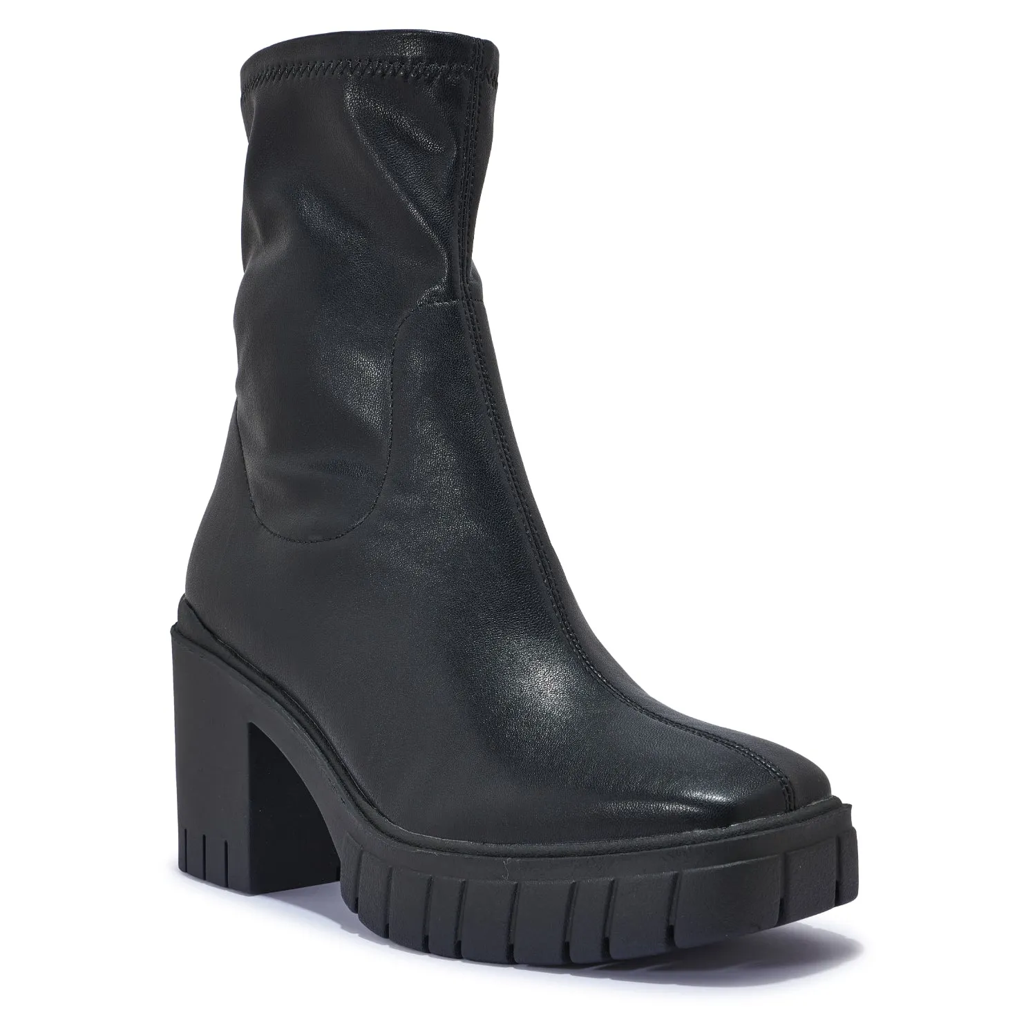 EDISON106 - PLATFORM CLEATED SOCK BOOT