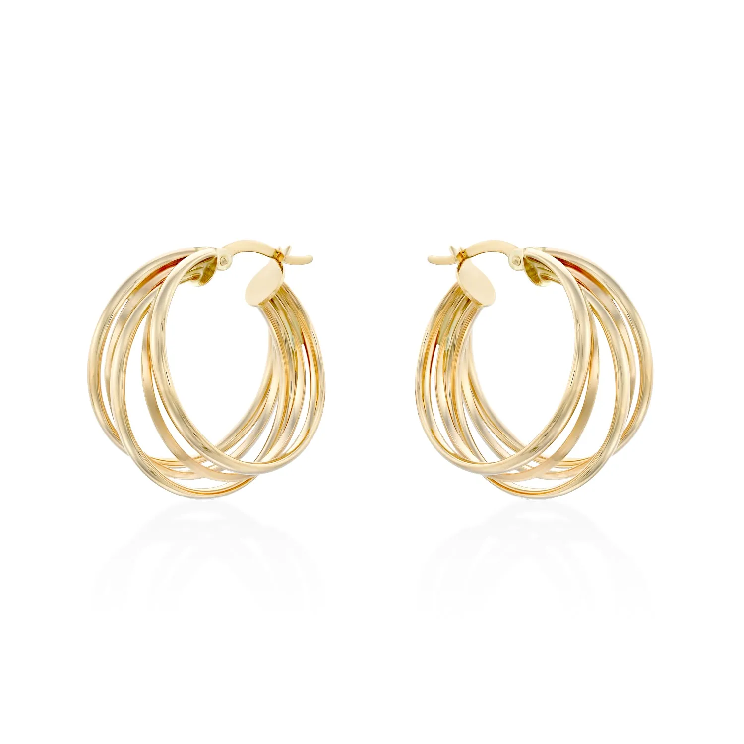 Erica gold hoop earring