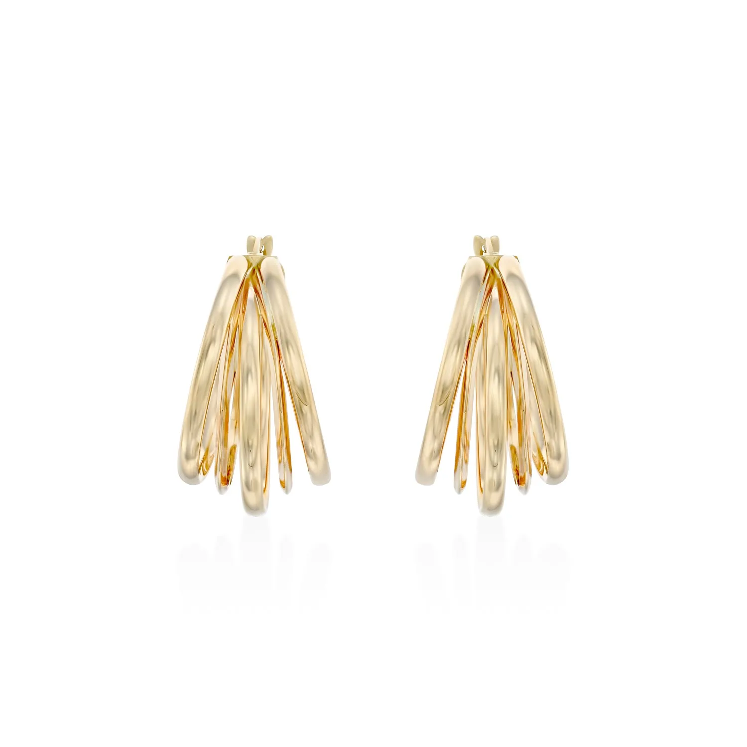 Erica gold hoop earring