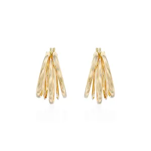 Erica gold hoop earring