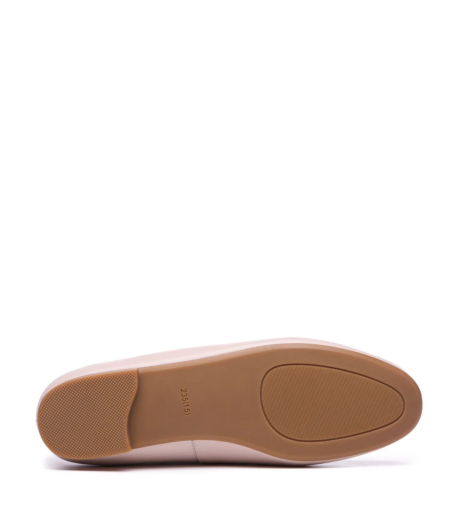 Everau Pink Loafer with Metal Buckle and Butterfly Embroidery