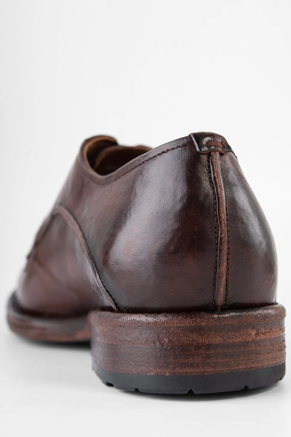 EYTON raw-timber derby shoes.