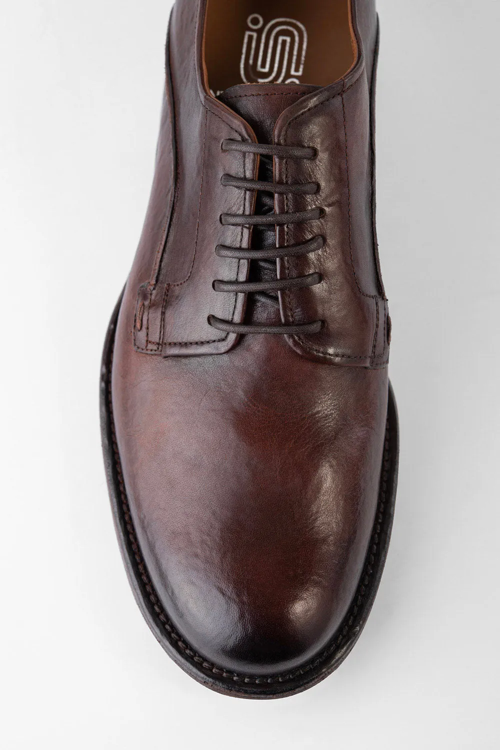 EYTON raw-timber derby shoes.