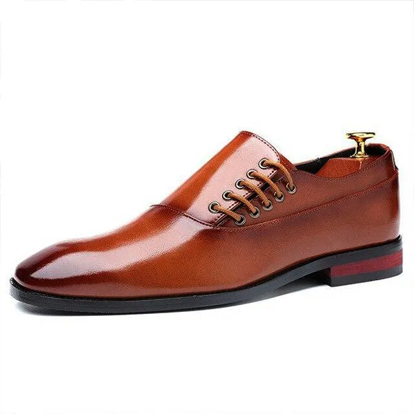Fashion Classic Leather Business Dress Men Oxfords Shoes