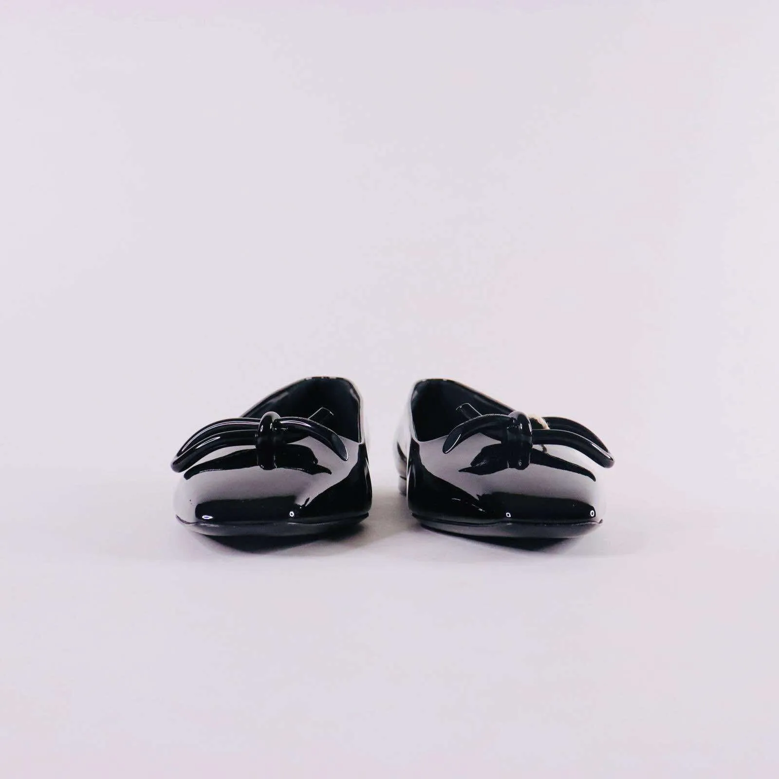 FERRAGAMO Patent Leather Ballet Flats