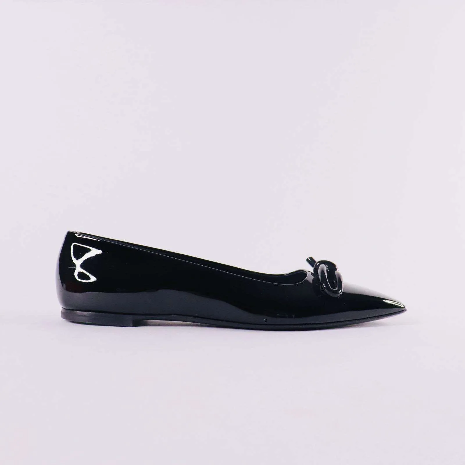 FERRAGAMO Patent Leather Ballet Flats