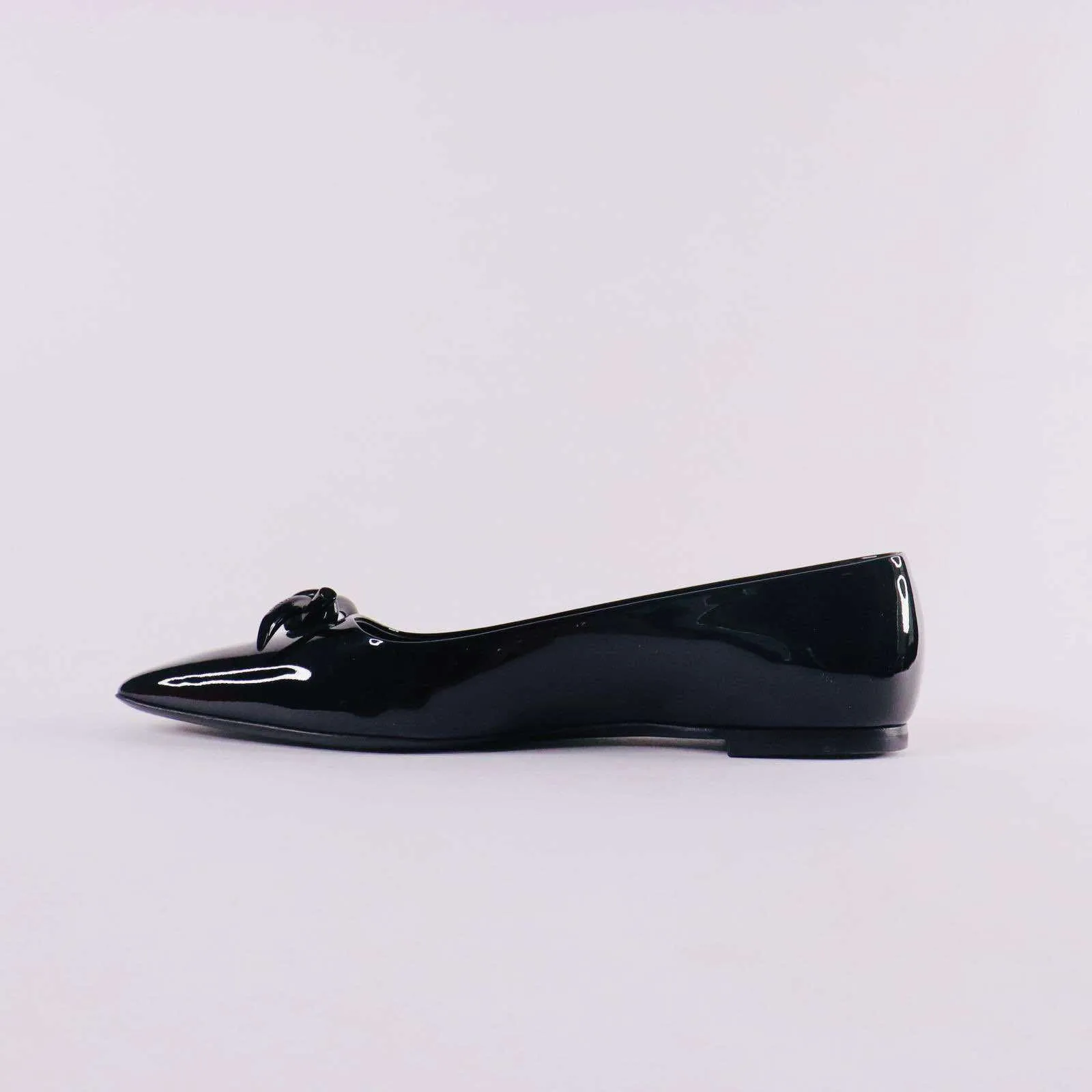 FERRAGAMO Patent Leather Ballet Flats