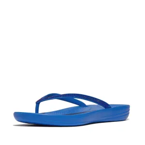 FitFlop Iqushion Sparkle Flip Flops Sandals - French Blue