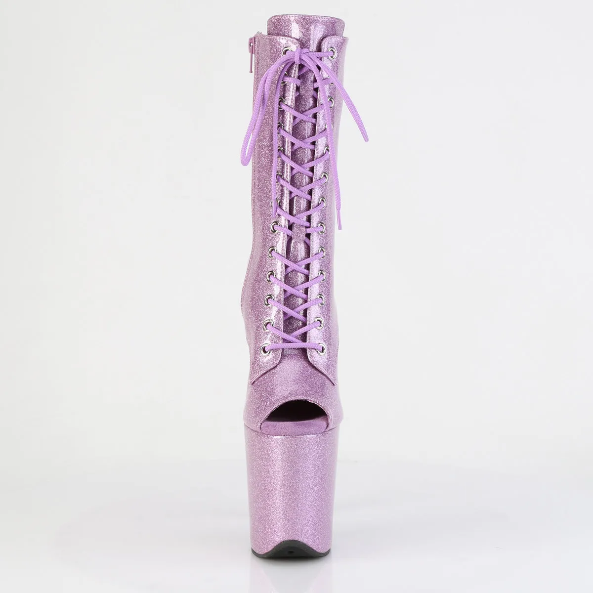 FLAMINGO-1041GP Pleaser Lilac Glitter Sexy Platform Shoes (Pole Dancing Heels)
