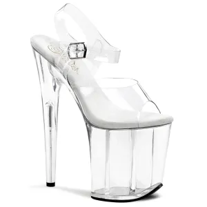 FLAMINGO-808 Pleaser Clear Sexy Platform Shoes (Pole Dancing Heels)