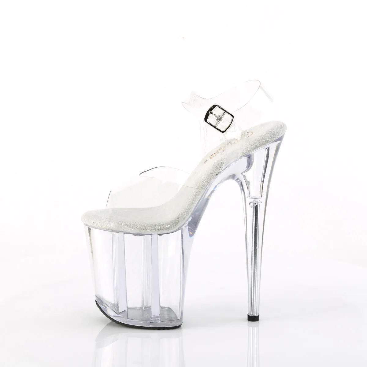 FLAMINGO-808 Pleaser Clear Sexy Platform Shoes (Pole Dancing Heels)