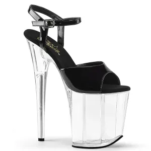 FLAMINGO-809 Pleaser Black Patent Sexy Platform Shoes (Pole Dancing Heels)