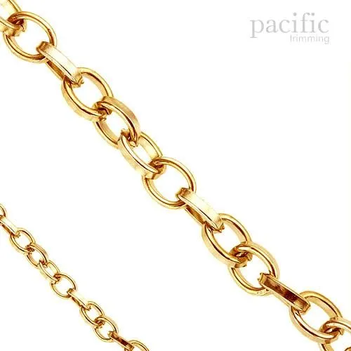 Flat Metal Round Chain