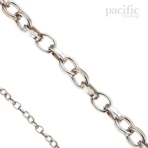 Flat Metal Round Chain