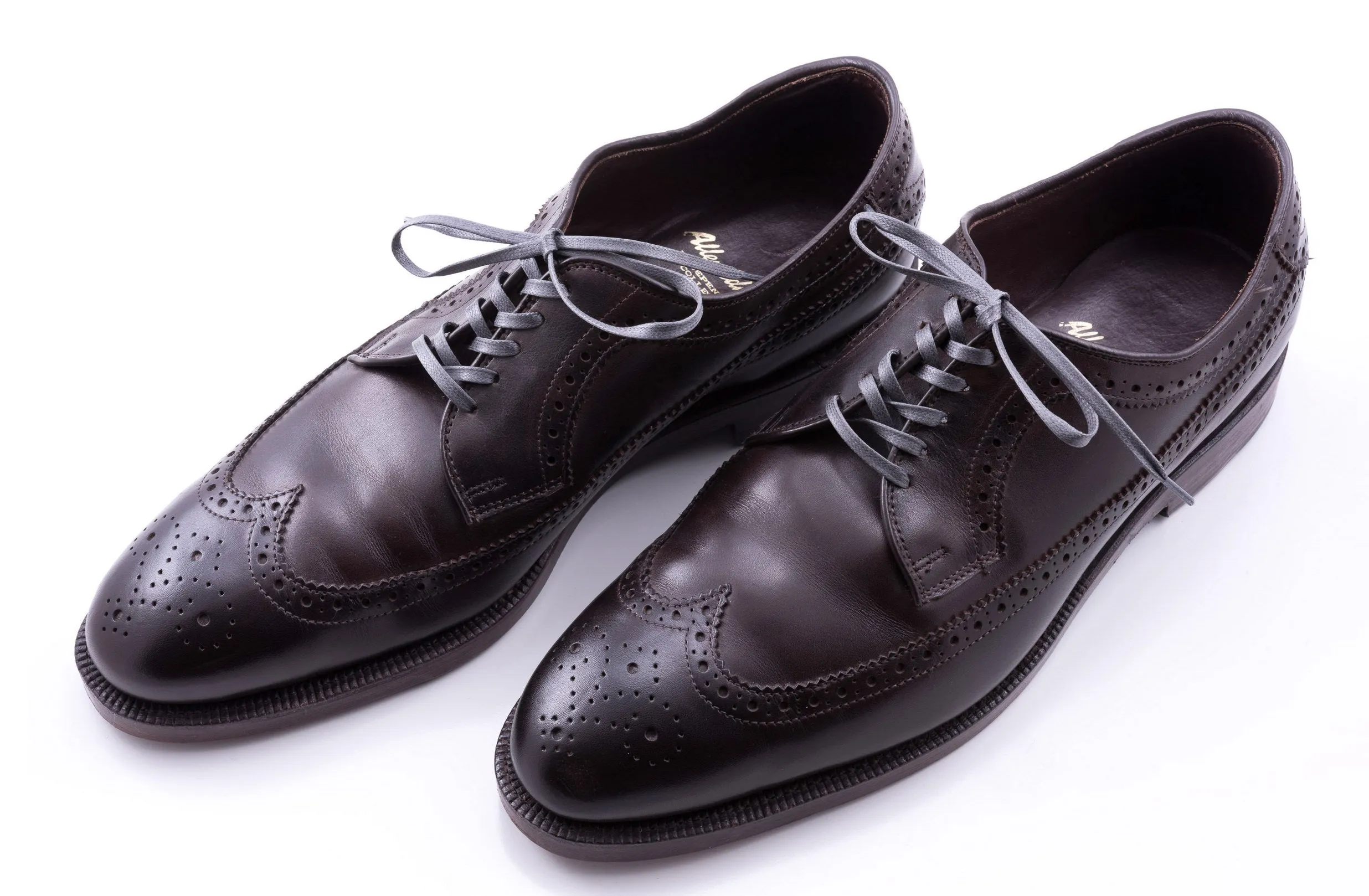 Flat Mid Gray Waxed Cotton Shoelaces
