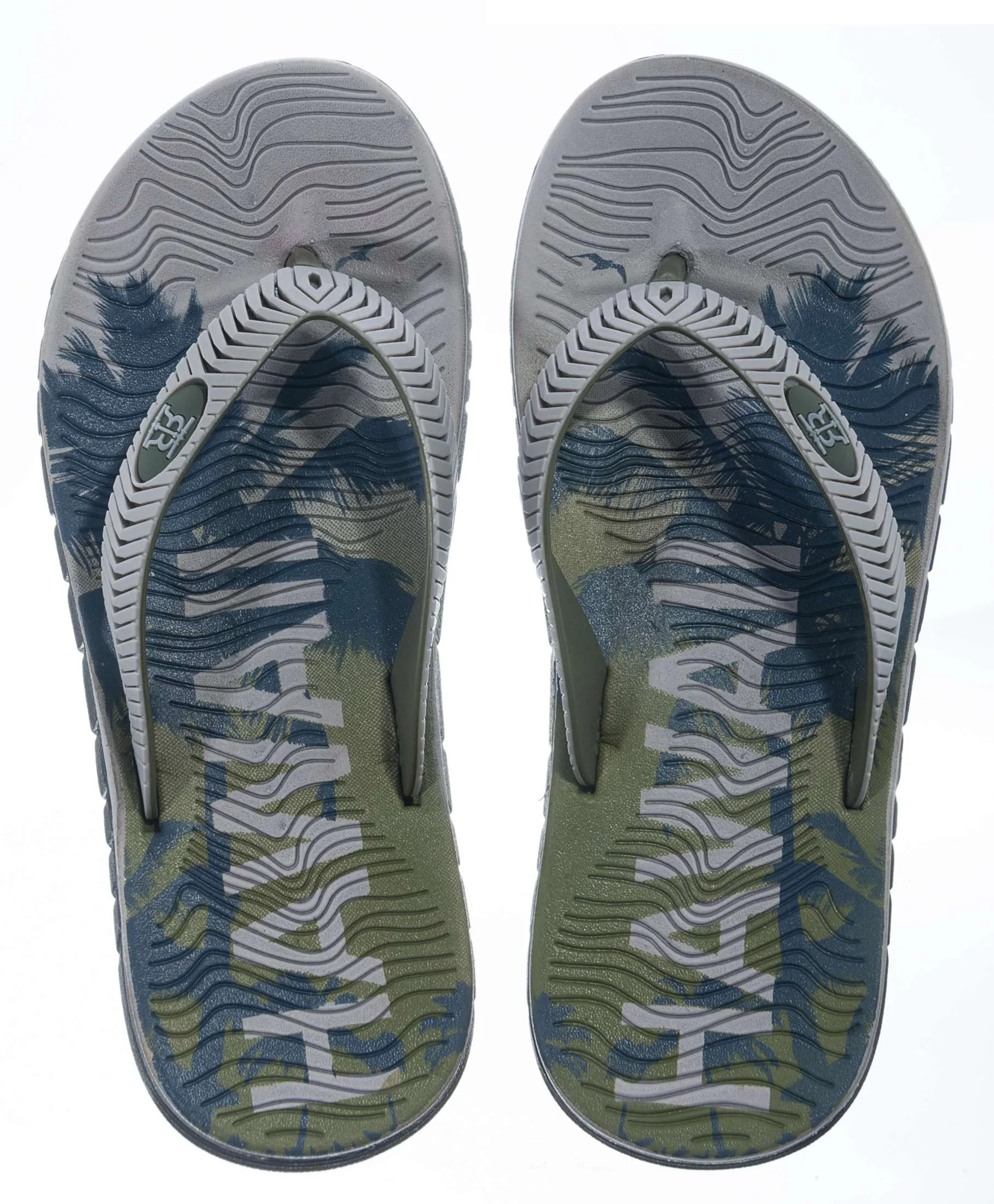 Flip into the ultimate laid-back luxury with Hawaii's men's flip flops - featuring a trendy palm tree design in 2 stylish shades.
