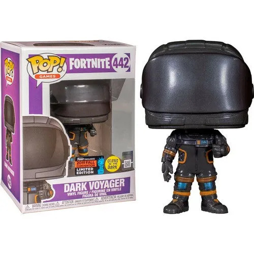 Fortnite - Dark Voyager Metallic Glow in the Dark #442 Pop Vinyl Funko NYCC 2019 Exclusive
