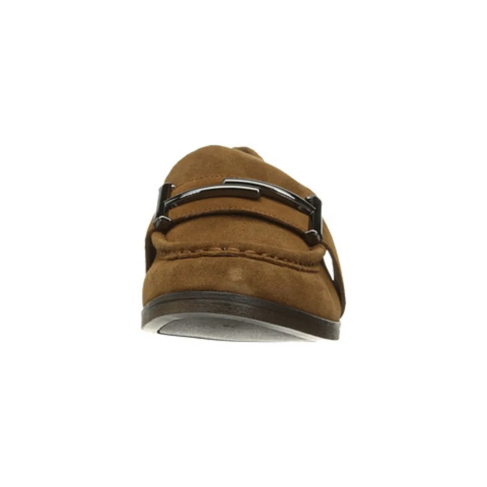 Franco Sarto Baylor Cognac Suede Slip-on Loafer