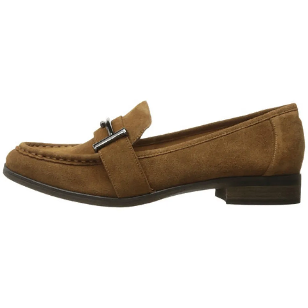 Franco Sarto Baylor Cognac Suede Slip-on Loafer