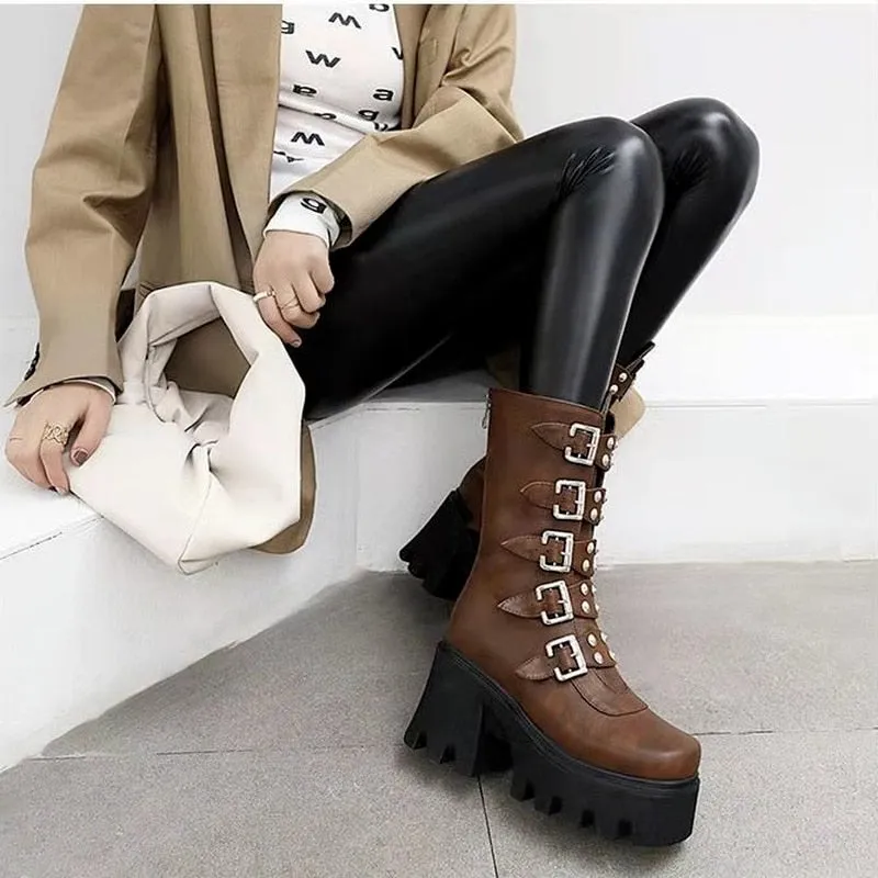 Funki Buys | Shoes | Women's Gothic Punk Platform Shoes