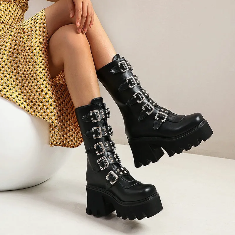 Funki Buys | Shoes | Women's Gothic Punk Platform Shoes