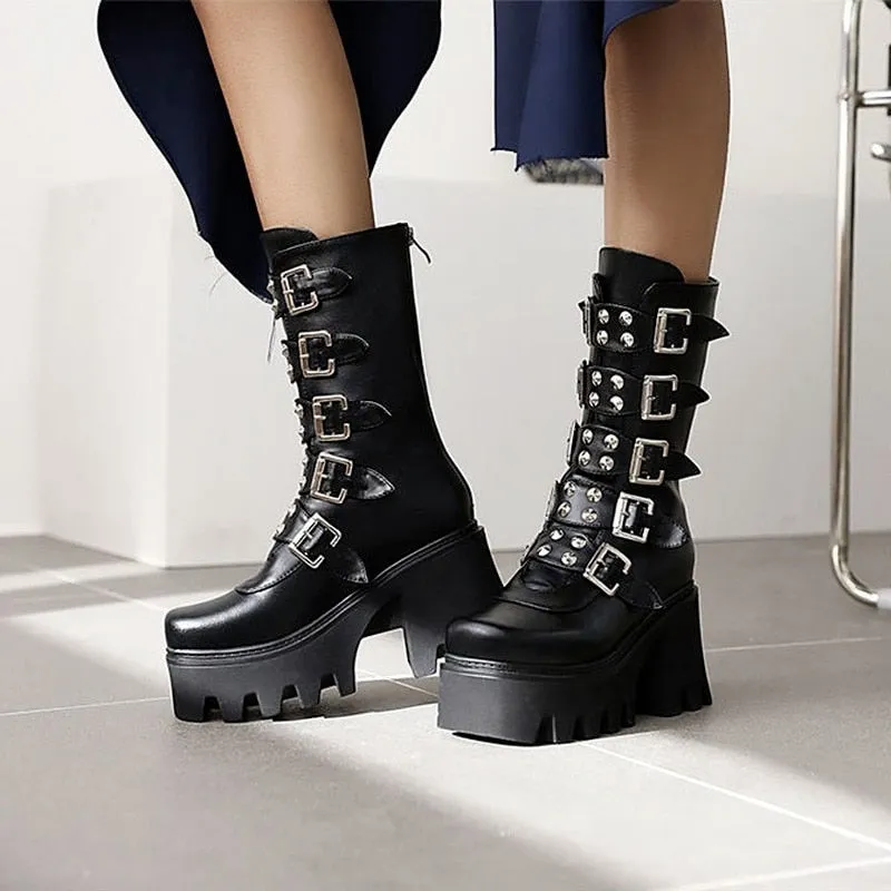 Funki Buys | Shoes | Women's Gothic Punk Platform Shoes
