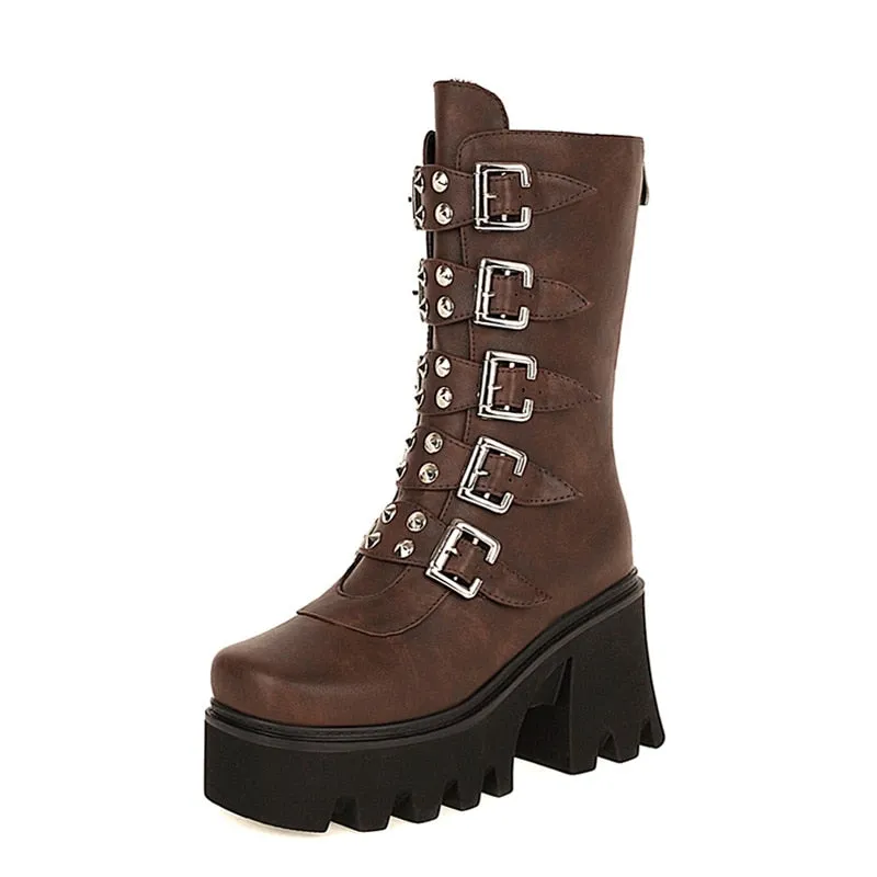 Funki Buys | Shoes | Women's Gothic Punk Platform Shoes