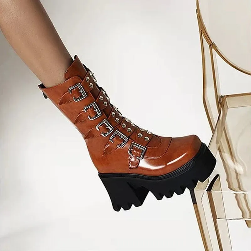 Funki Buys | Shoes | Women's Gothic Punk Platform Shoes