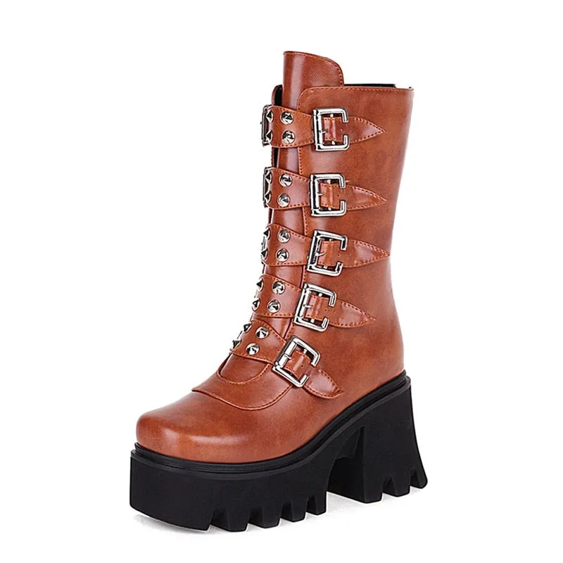 Funki Buys | Shoes | Women's Gothic Punk Platform Shoes