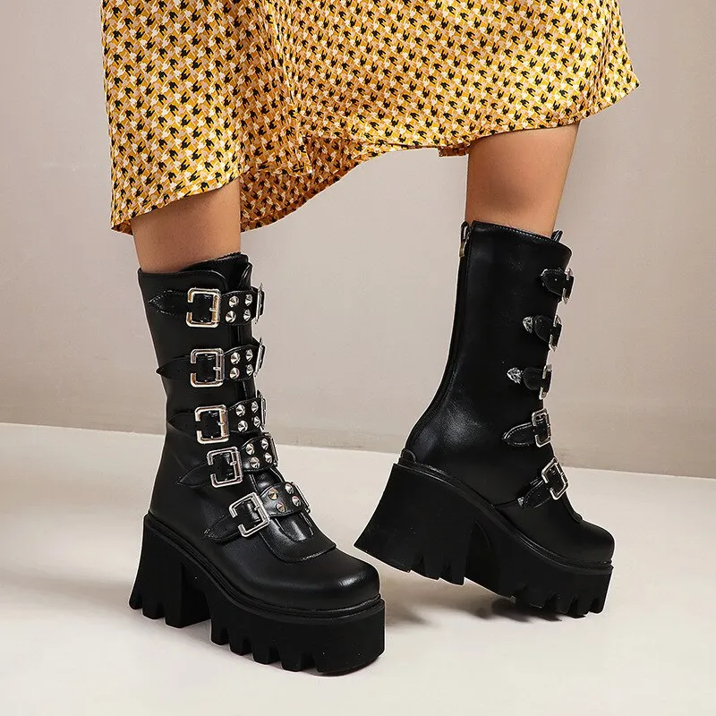 Funki Buys | Shoes | Women's Gothic Punk Platform Shoes