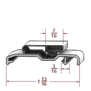 G-385  23 1/8' x 71 7/8 OD  , Door Gasket, 4 sides , Magnetic   NRE # 160073