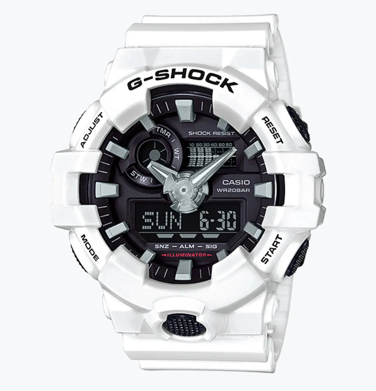G SHOCK-ANALOG-DIGITAL
GA-700 SERIES
GA700-7A