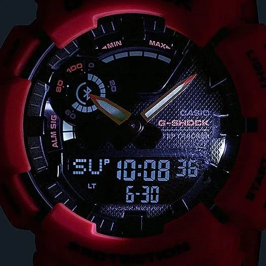 G-Shock Bluetooth Step Watch Red Digital GBA900-4A