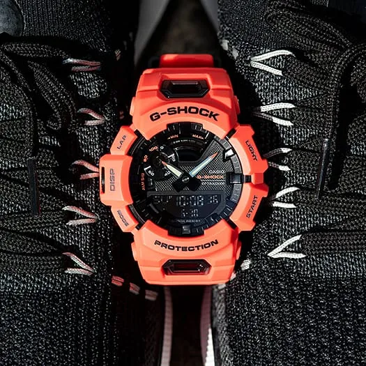 G-Shock Bluetooth Step Watch Red Digital GBA900-4A