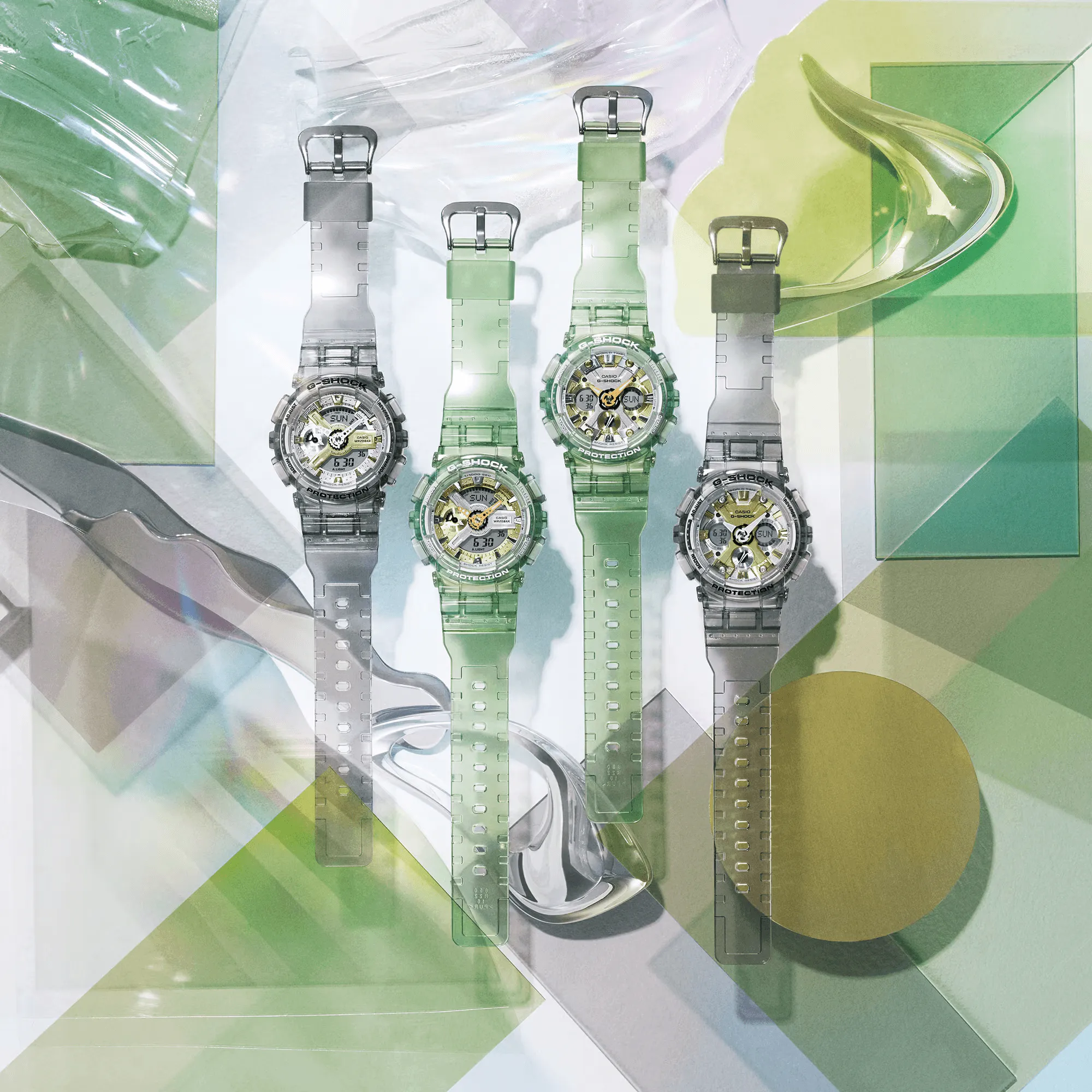G-Shock GMAS Skeleton Series GMAS120GS-3A