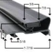 G290   24 5/16" x 29 3/8" OD Door - Door Gasket - 02-81055-0065    NRE # 160005