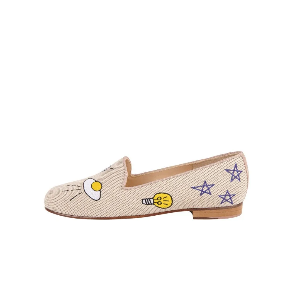 Gatsby Flying Saucer Natural Jon Josef Loafer Flat