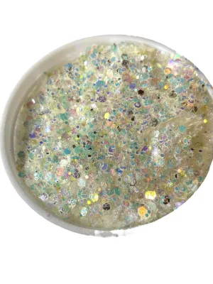 Ghost Glow in the Dark Glitter Chunky Mix