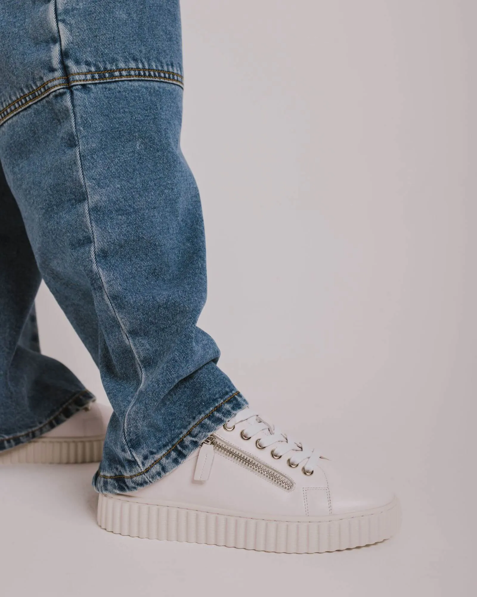 GI SNEAKERS WHITE LEATHER