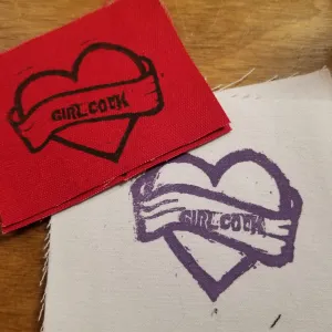 Girl C*ck Heart PATCH