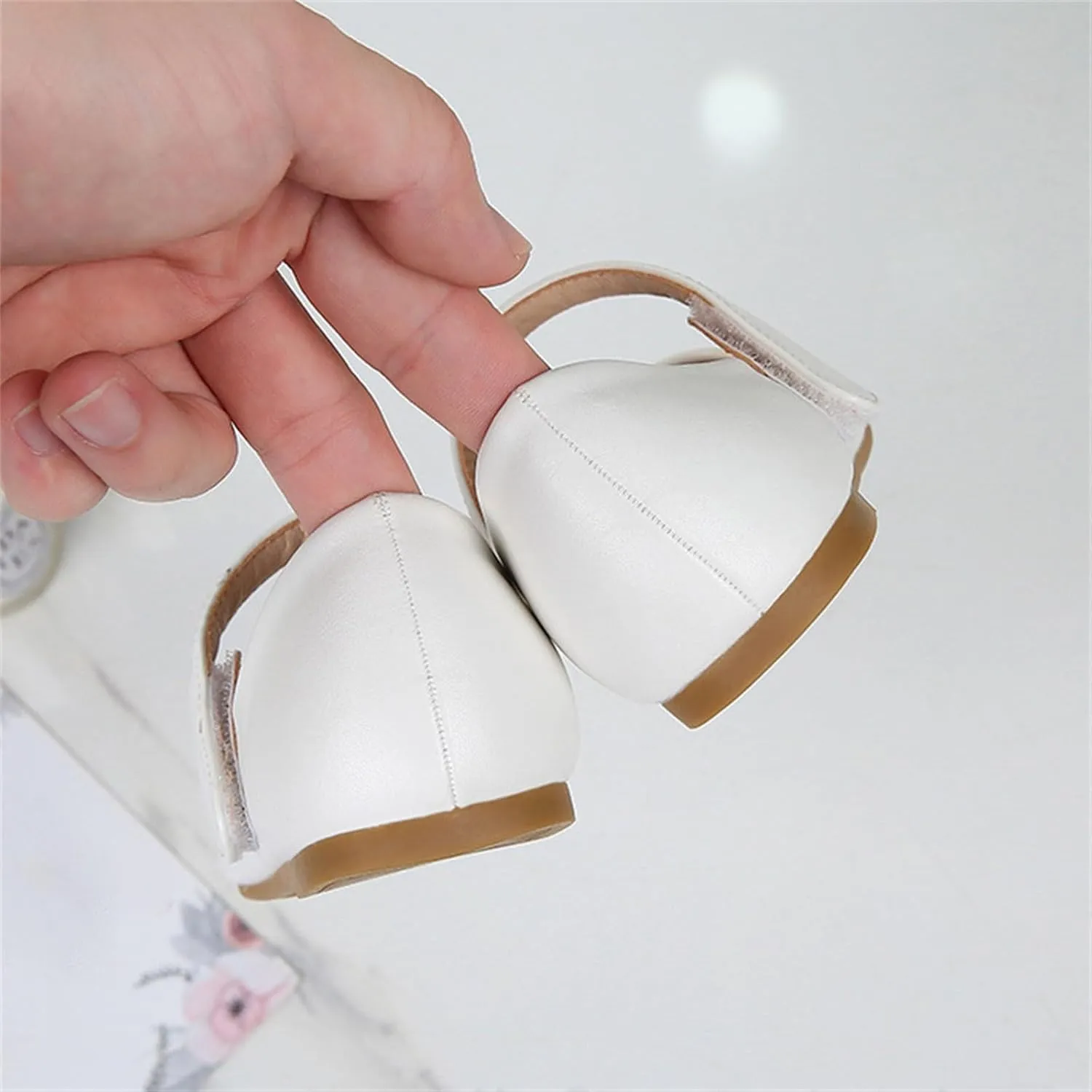 Girls Dress Shoes Patent Leather Wedding Party Princess School Uniform Shoes Mary Jane Ballet Flats for Kids