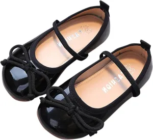 Girls Mary Jane Dress Shoes Wedding Party Flats Slip On Ankle Strap Ballet Dance Shoes For Toddler Baby