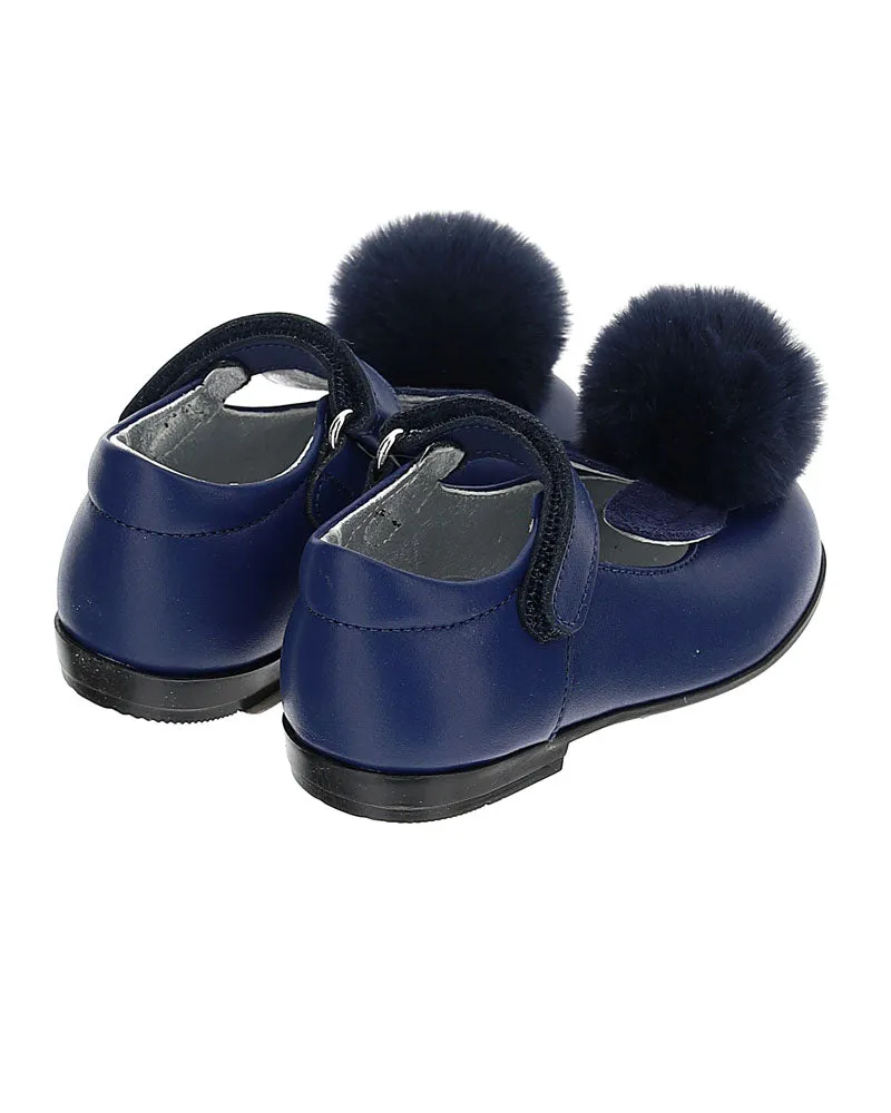 Girls Navy Ballerina