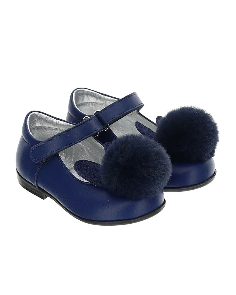 Girls Navy Ballerina